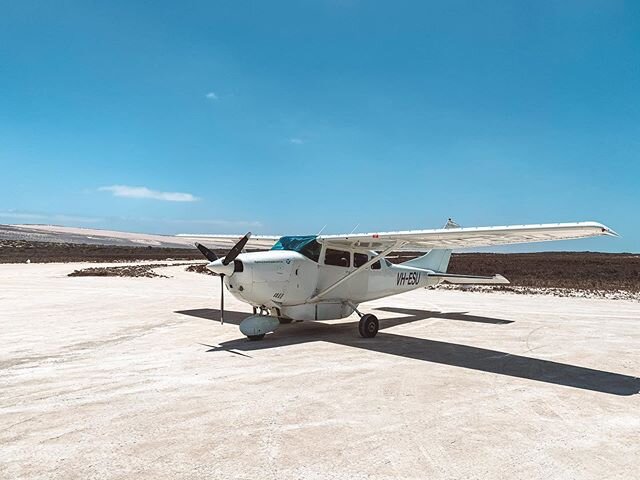 The workhorse waiting patiently for its next passengers at Dirk Hartog Island 🛩